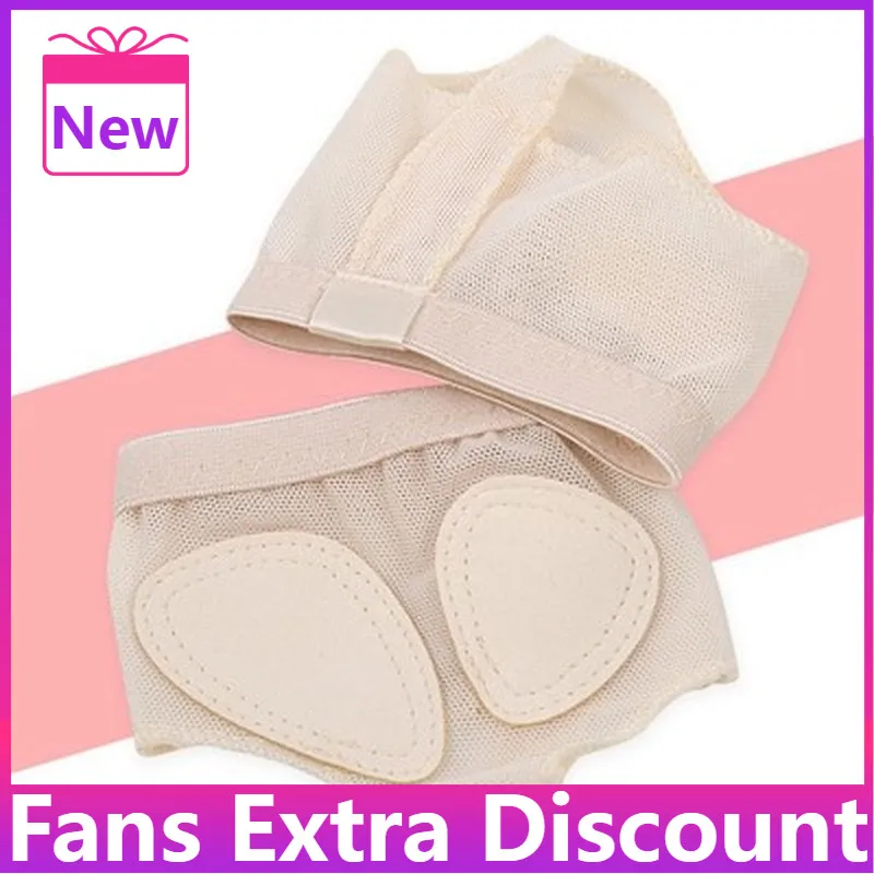 

2022 Fashion 1 Pair Girls Women Belly Ballet Half Shoes Split Soft Sole Paw Dance Feet Protection Toe Pad Well