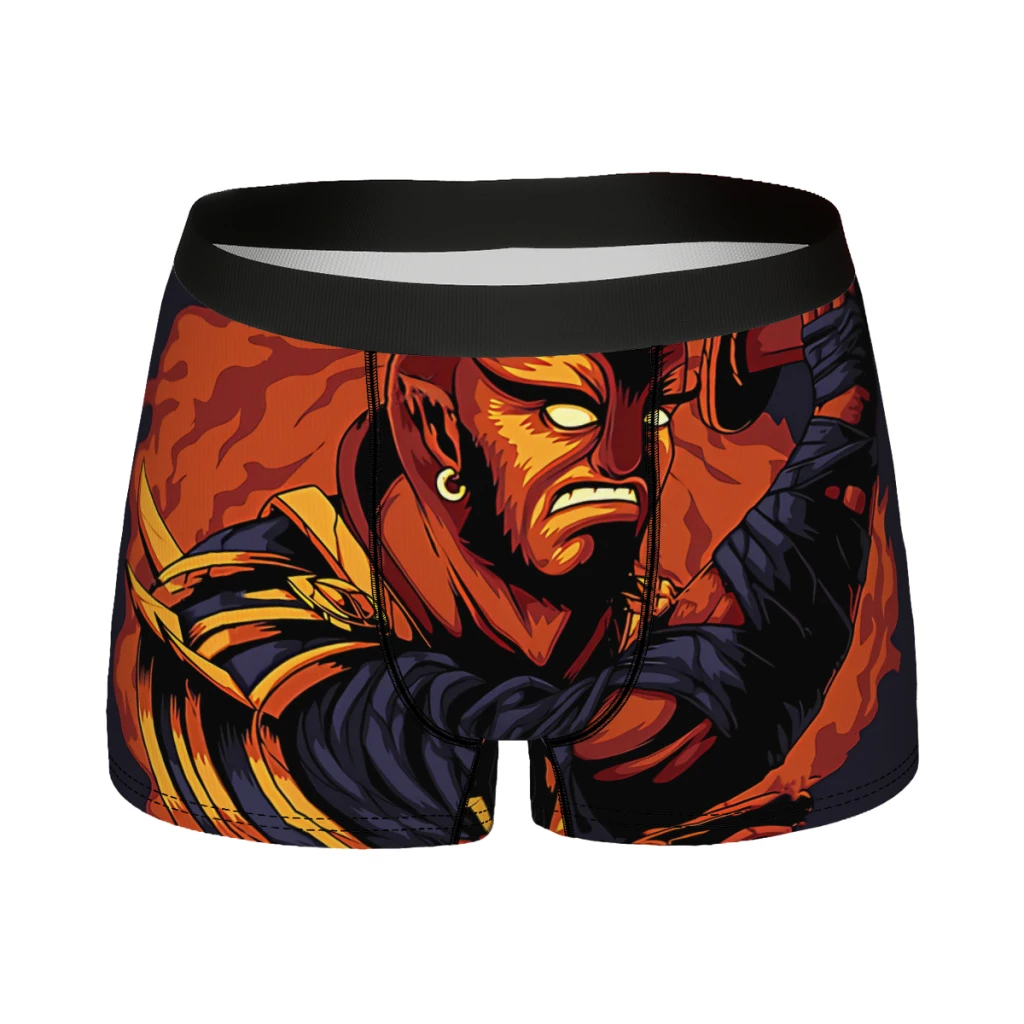 

Трусы-боксеры мужские хлопчатобумажные с принтом