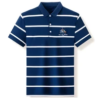 summer polos new polo shirt high quality brand men polo shirts short sleeved casual striped shirt polo men tops mens clothing