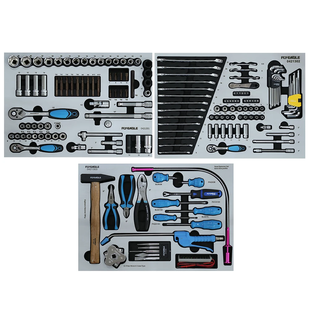 

172 Pcs Multitool Hand Tools Sets Mechanical Workshop Tools for Mechanic Complete Tools Kit Socket Wrench Kit Tool Box Set