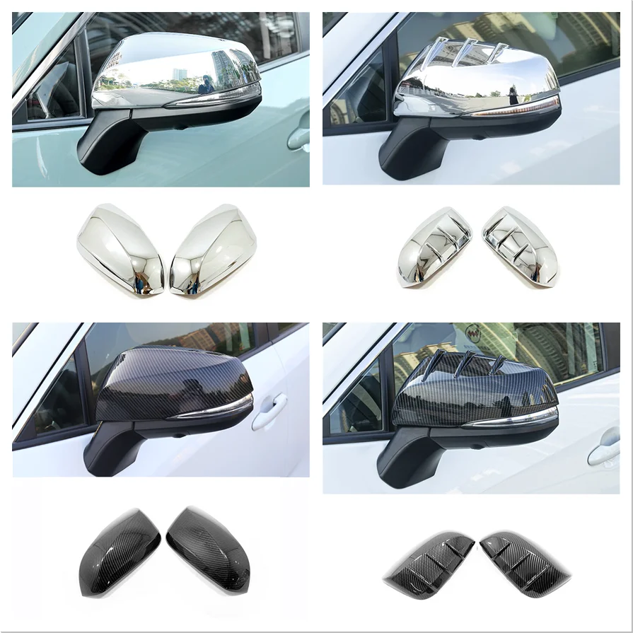 

Аксессуары для Toyota RAV4 RAV 4 XA50 2019 2020 2021 2022, боковая дверь, поворотное зеркало заднего вида, крышка рамы, декоративная крышка, отделка