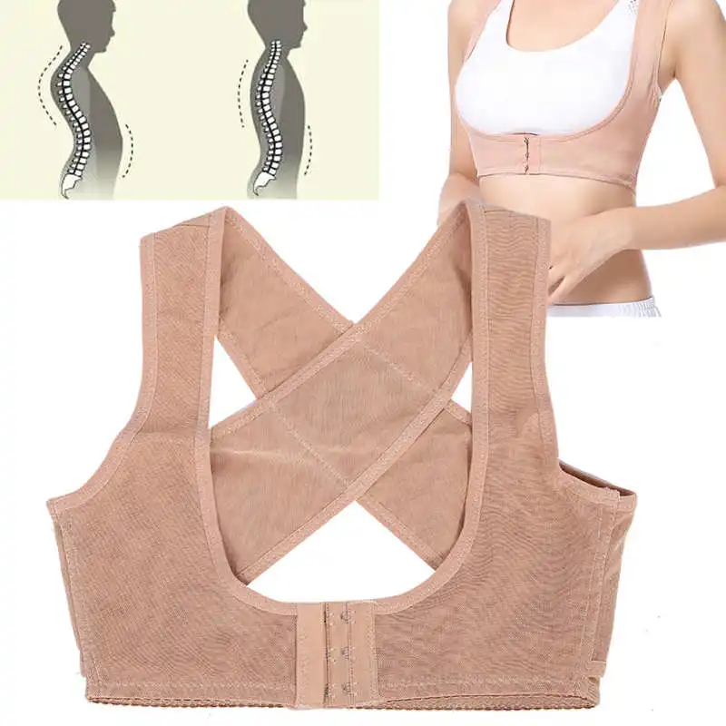 

Дышащий Корректор осанки для взрослых, унисекс, бандаж для поддержки груди, пояс для коррекции спины, поддержка спины