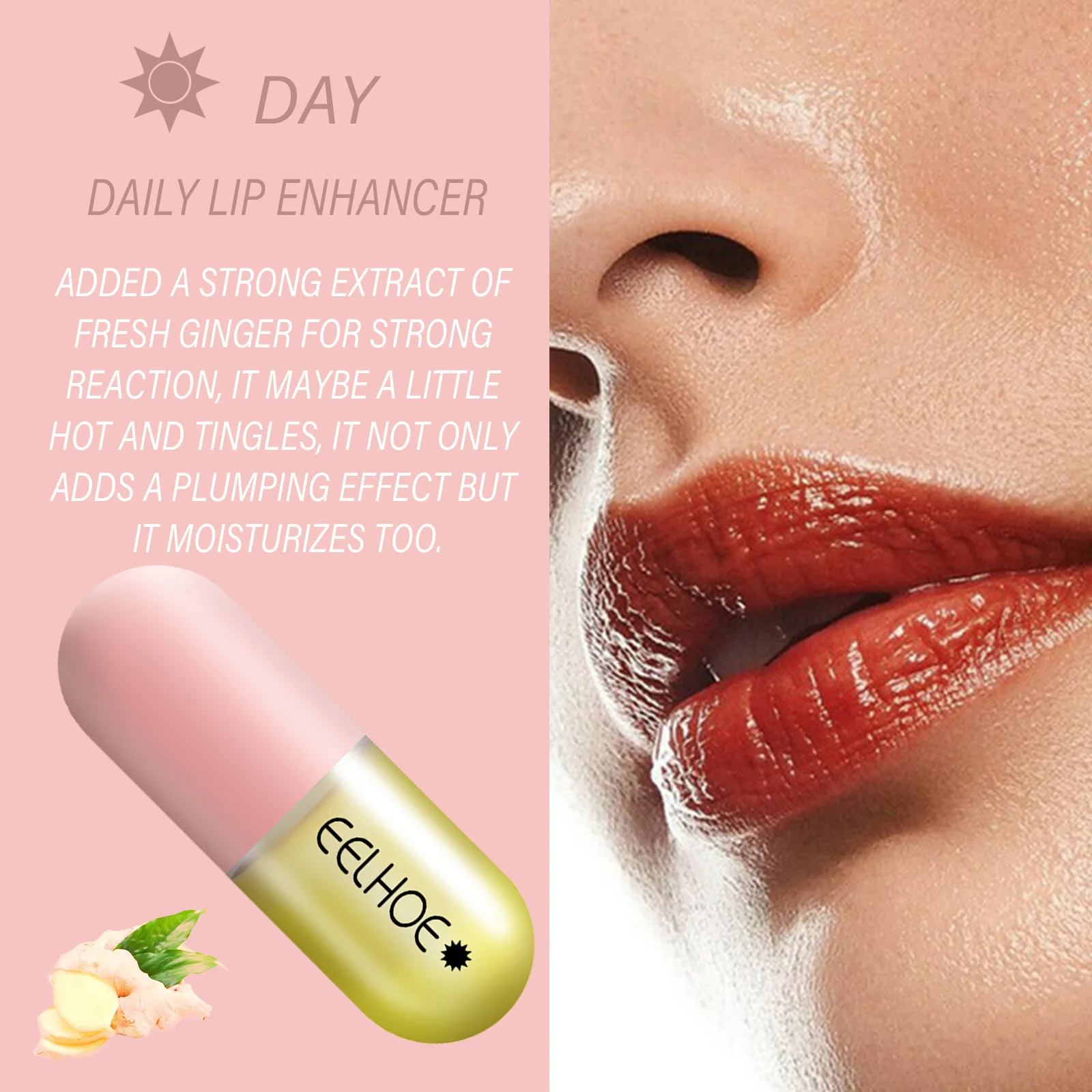 Make Your Lips Look Plump, Plump, And Hydrated With a Day And Night Moisturizing Elastic Lip Plumper Set
