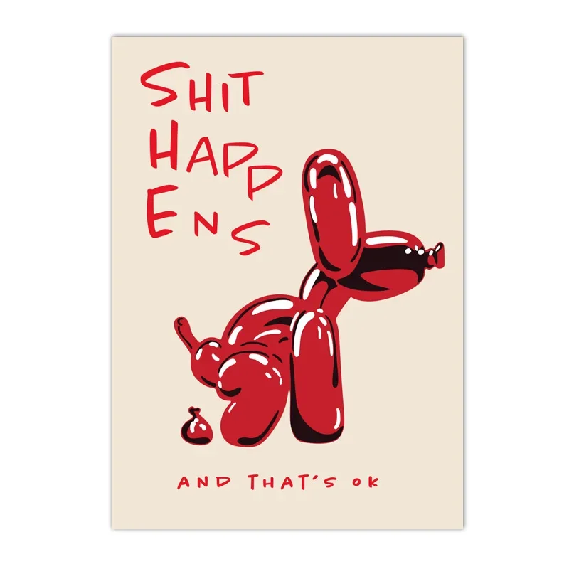 

Настенный постер "Абстрактный черный воздушный шар, собака" ARDOR