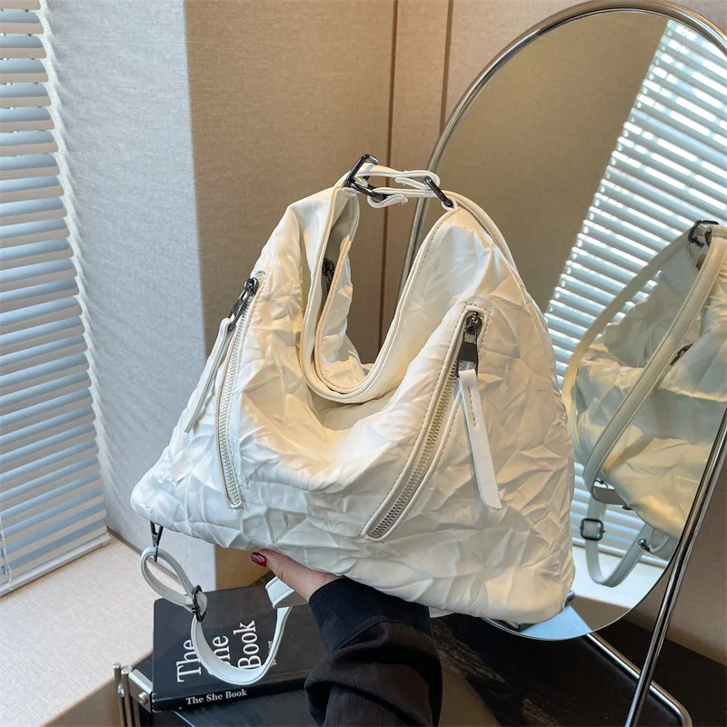 

Женская сумка на плечо из мягкой кожи, роскошная Диагональная Сумка, вместительная сумка-тоут, сумка-хобо почтальонка, Роскошный дизайнерский кошелек, лето 2023