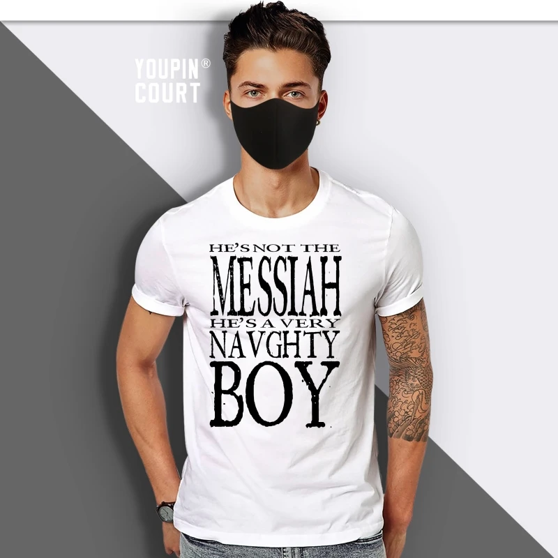 

T-SHIRT Monty Python - Not The MessiahMen's & Women's Tees in (LazyCarrot) life of brian movie quote very naughty boy