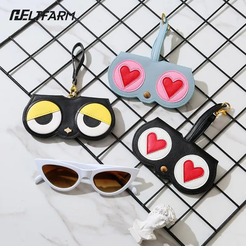 

Creative Sunglasses Cases Sunglasses Bag Glasses Protective Sleeve PU Leather Glasses Case