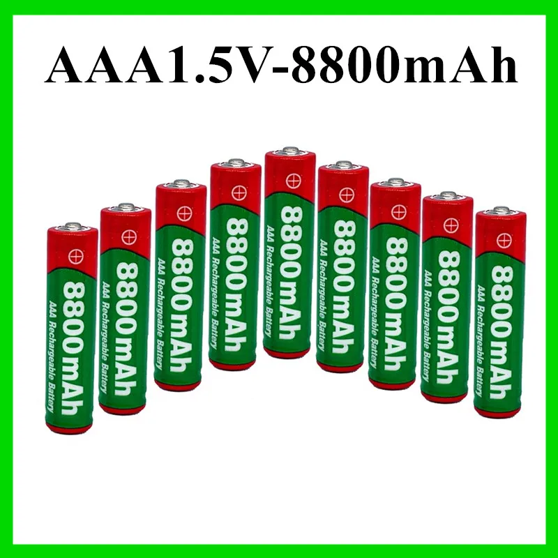 

2023 New AAA Battery 8800 Hp Rechargeable Battery AAA 1.5 V 8800 Hp Rechargeable Alcalinas Drummey+Free Shipping