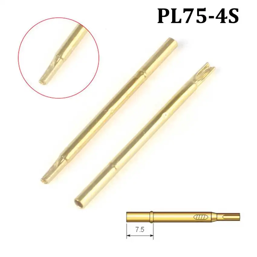 

Cltgxdd 10 шт. PL75-A2 B1 D2 E2 F1 G2 H2 J1 LM2 Q1 Q2 T2 M3 4W 4S Масштабируемый пружинный тестовый зонд для печатной платы Разъем Pogo Pin