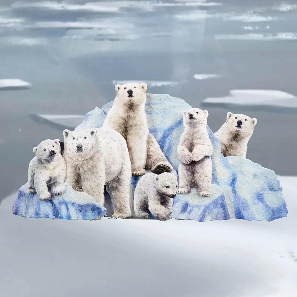 Толонский белый медведь пингвин как чат крем айсберг замороженная струящаяся