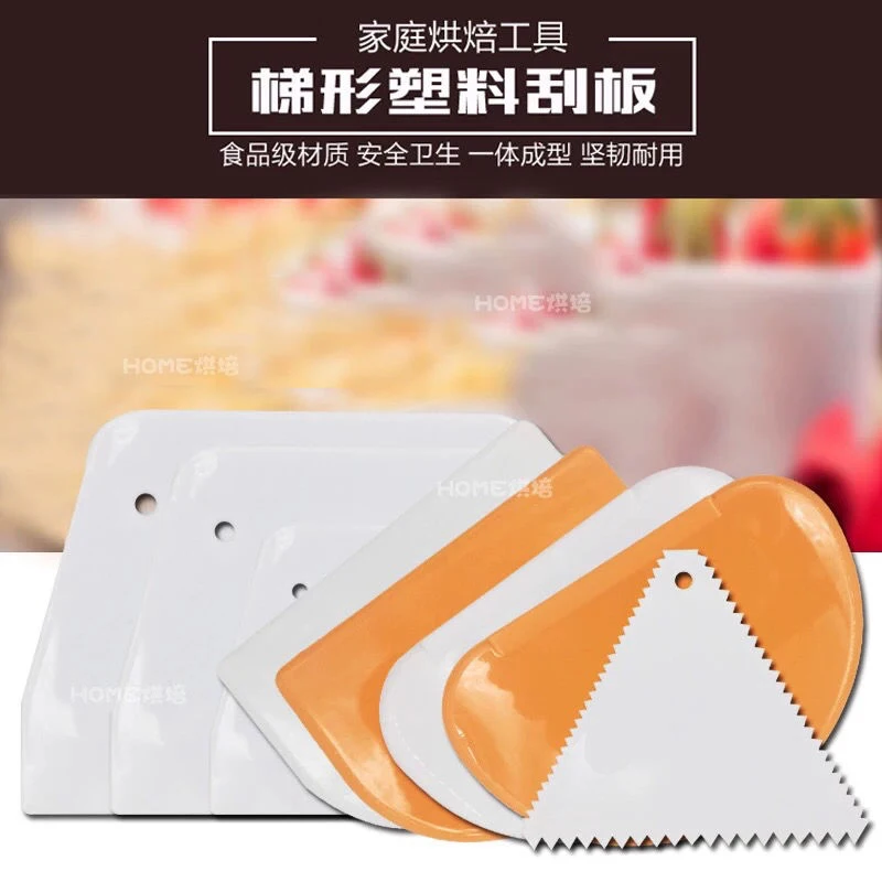 

1 Pcs Multi Shape Cake Cream Spatula Dough Fondant Knife Smooth Scraper Pastry Tools Baking Kitchen Accessories Gadgets Cutting