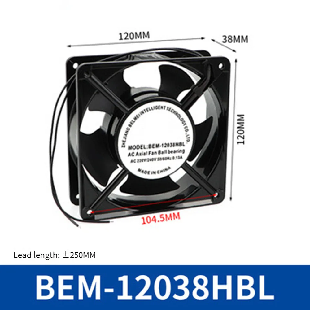 Тихий вытяжной вентилятор 12038HBL вентиляторы для охлаждения 120X120X38 мм размер 230 В