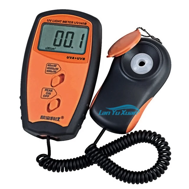 

UV340B Professional Pocket Portable UV Light Meter UVA & UVB Measure Tester
