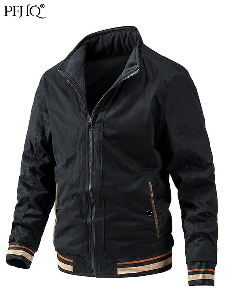 

PFHQ 2022 Fashion New Double Sided Outdoor Men's Washed Coat Autumn Winter Streetwear Casual Lapel Collar Jacket Clothes 21Q1773