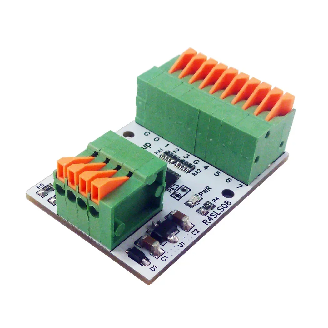 8-канальный многоцелевой модуль цифрового ввода-вывода RS485 Modbus Rtu 141R пружинная