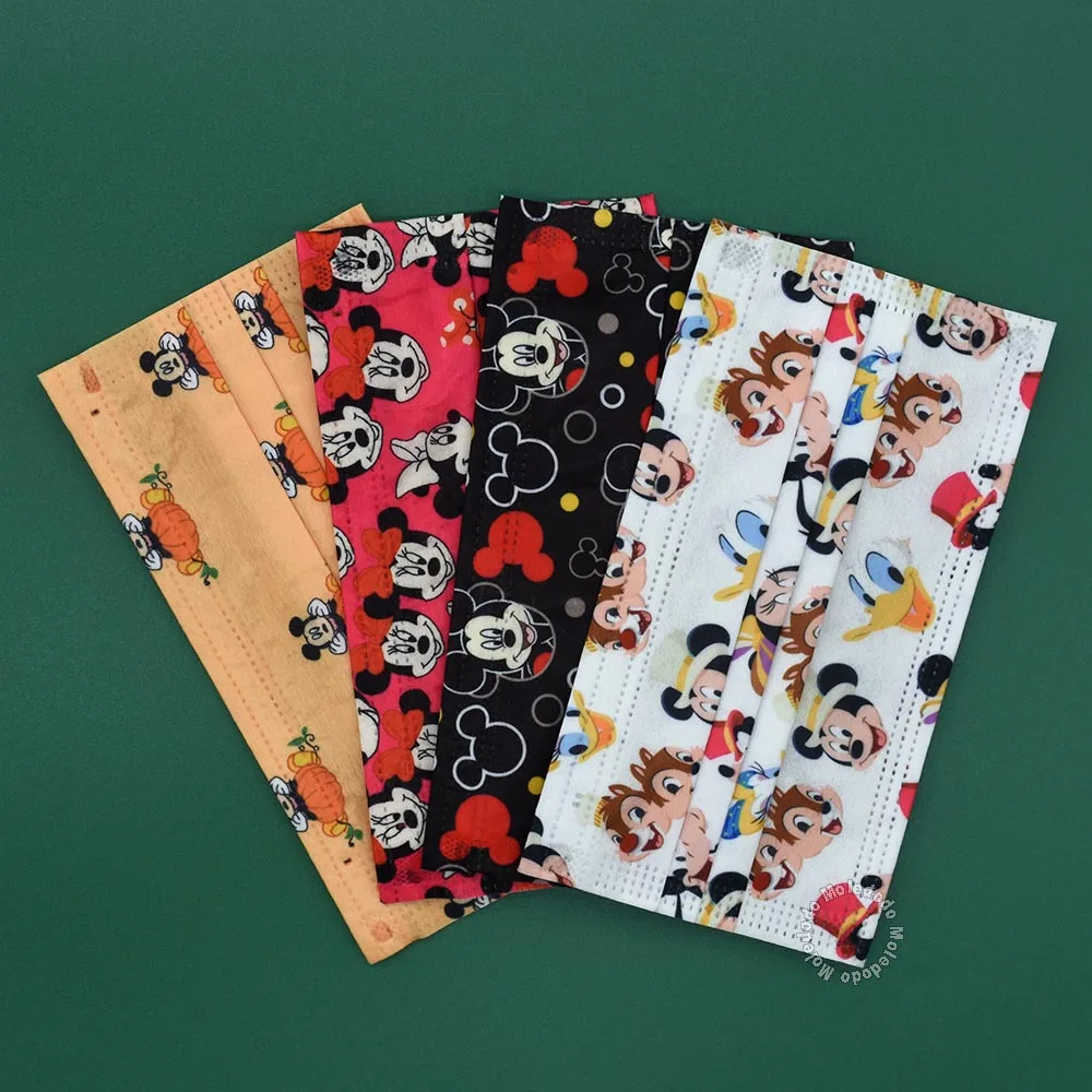 Защитная маска для лица взрослых с мультяшным изображением Микки из Диснея