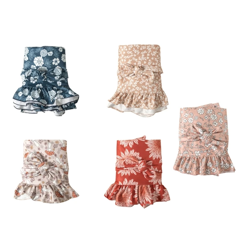 

N80C Newborn Baby Products Blanket Swaddling Wrap Blanket Sleepsack Blanket Newborn Baby Swaddle Wraps Hairband Baby Blanket