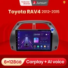 Junsun V1 Pro 8G + 128G для Toyota RAV4 2001 - 2015 Android автомобильное радио, видео плееры CarPlay Android Авто GPS No 2 din 2din DVD