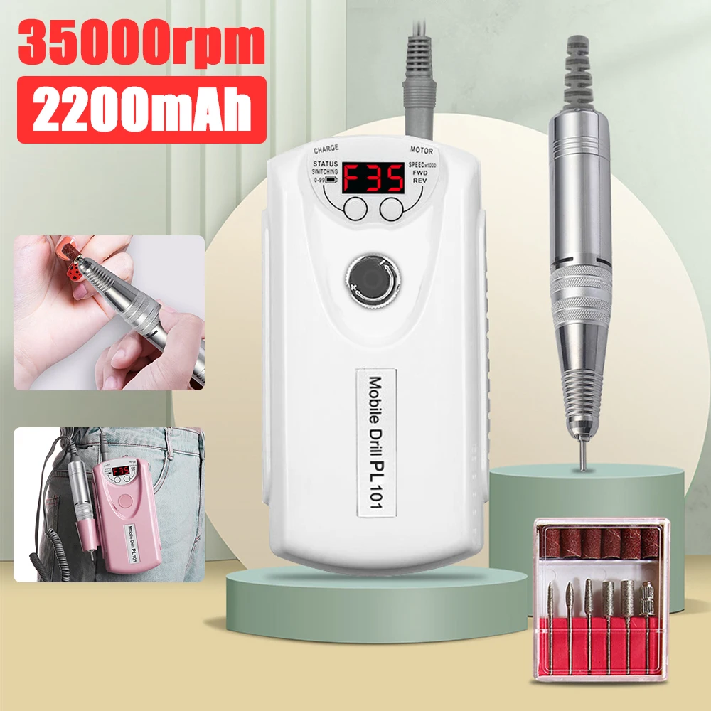 

Electric Nail Set Manicure Set Manicure Machine Nail Drill File Grinder Grooming Kit Nail Buffer Polisher Remover Drill