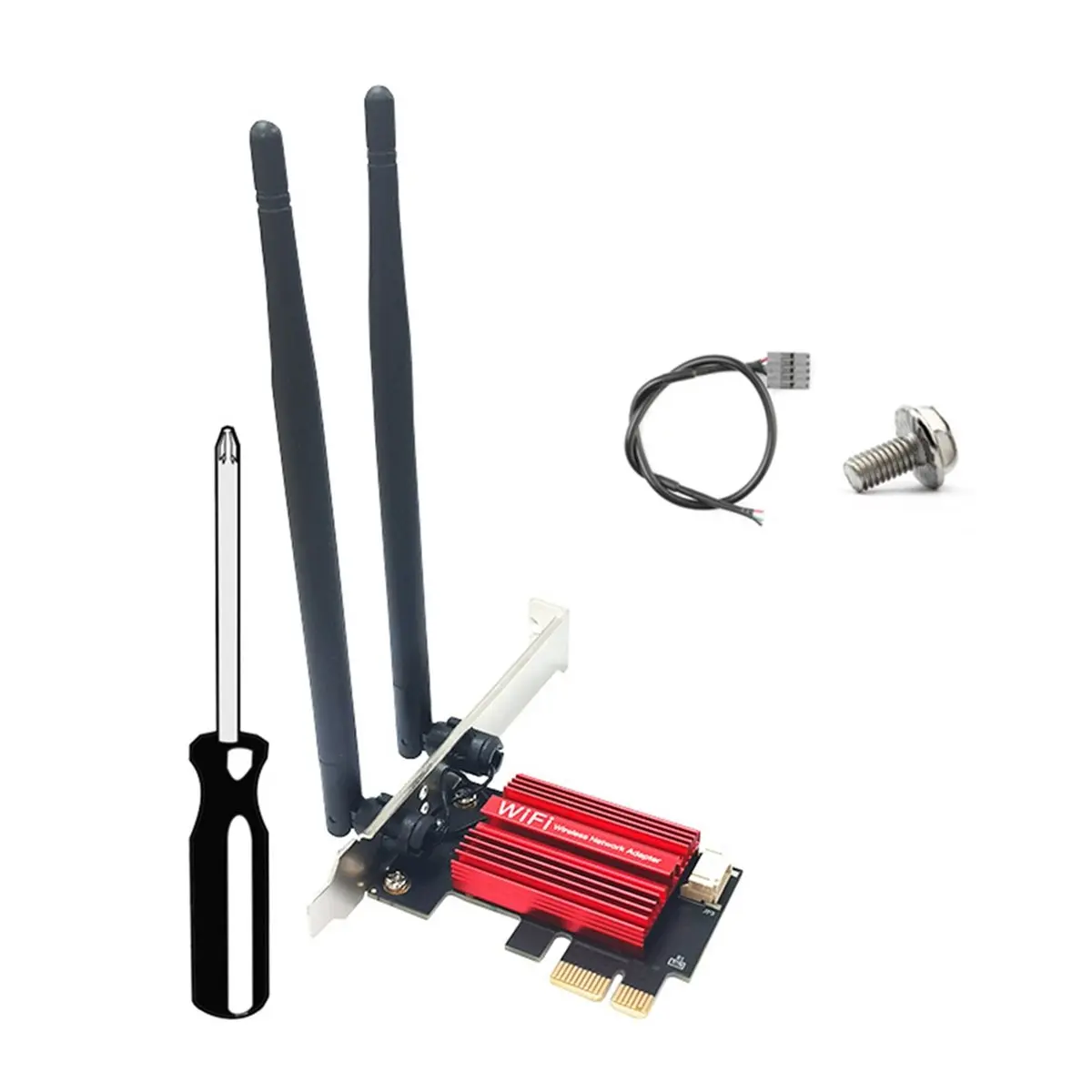Фото Мега-распродажа 618: Беспроводной сетевой адаптер AX900 WiFi 6 PCI-E, двухдиапазонный (2.4G/5GHz), с Bluetooth 5.4 для настольных ПК (Win10/11) №5