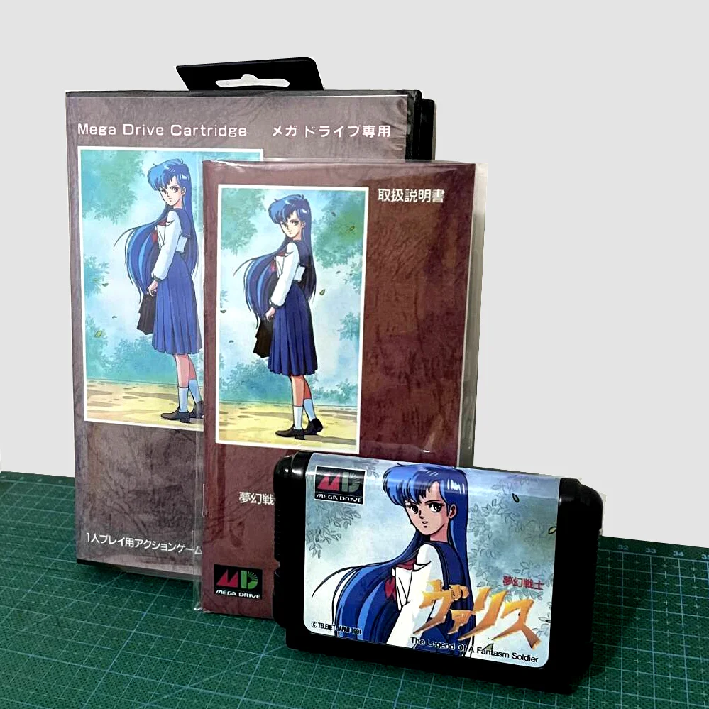 Фото Новинка: Valis The Fantasm Soldier с коробкой и инструкцией, 16-битная игровая карта MD для Sega Mega Drive и Genesis №1