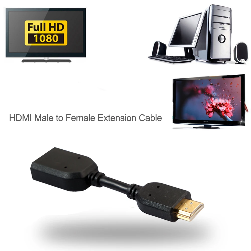 

Lightweight HDMI-compatible Extension Cable Male to Female Support 4K Electronic Equipment Extension Cable for Google