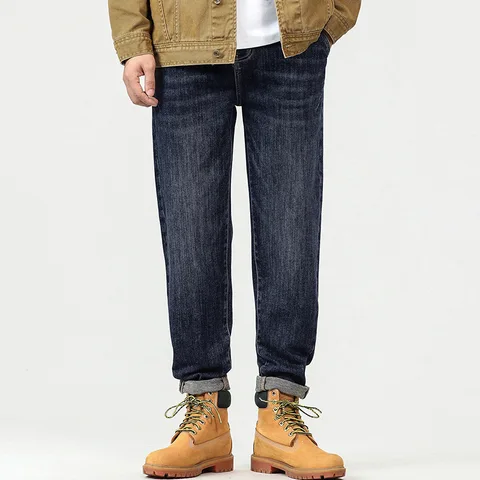 MAINKUL мужские джинсы 8XL хлопок