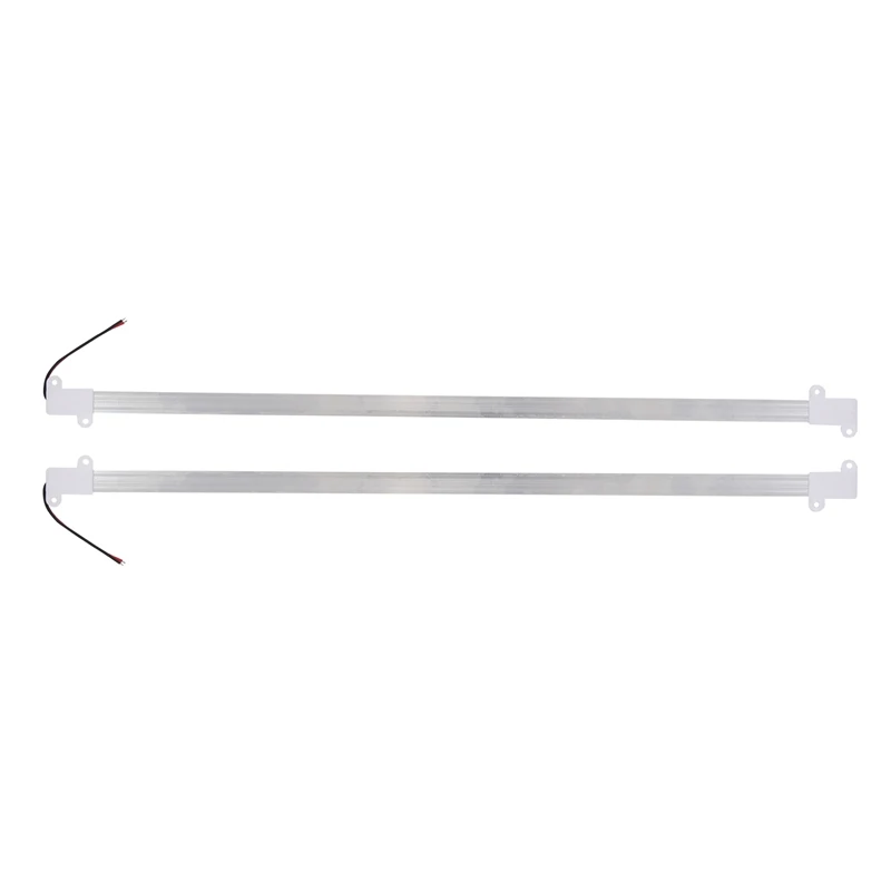 

8X 50CM 12V 36 LED 5630 SMD Hard Strip Light Aluminum Shell With End Cap Warm White