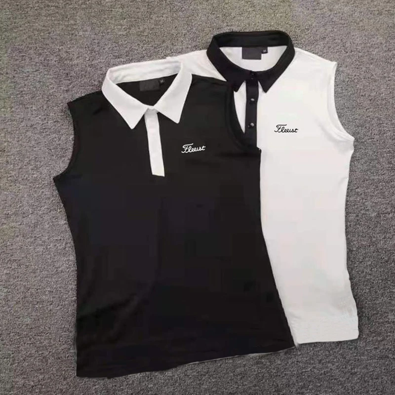 

Summer golf clothing women's short sleeved polo shirt comfortable breathable slim fit T-shirt outdoor sports top