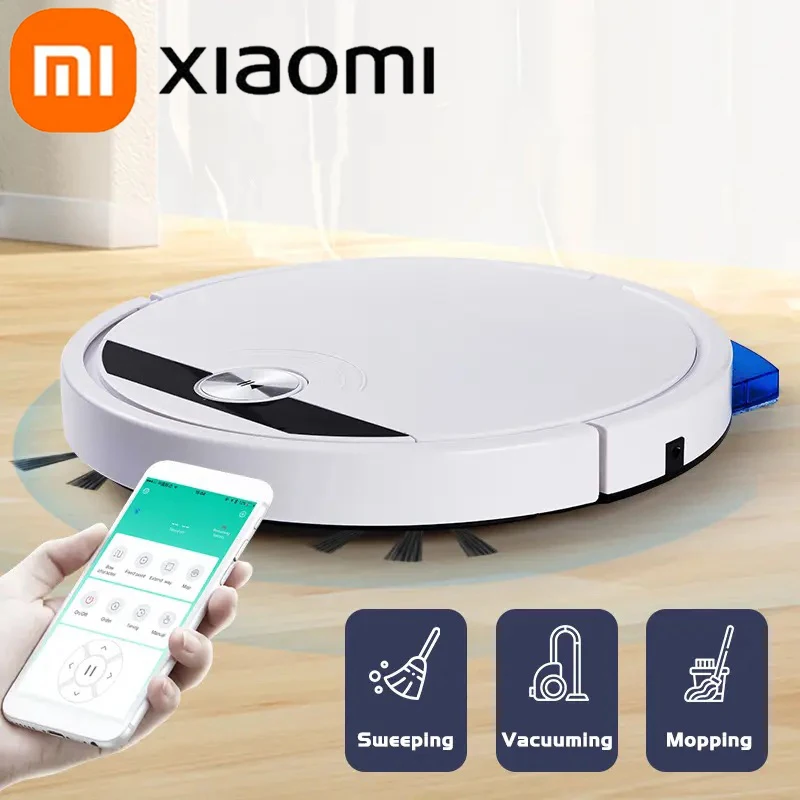 

Умный робот-пылесос XIAOMI с функцией сухой и влажной уборки