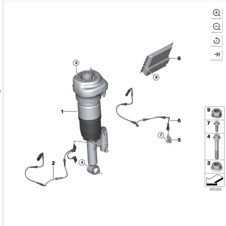 Задняя подвеска автомобиля подходит для амортизаторов пневматической подвески