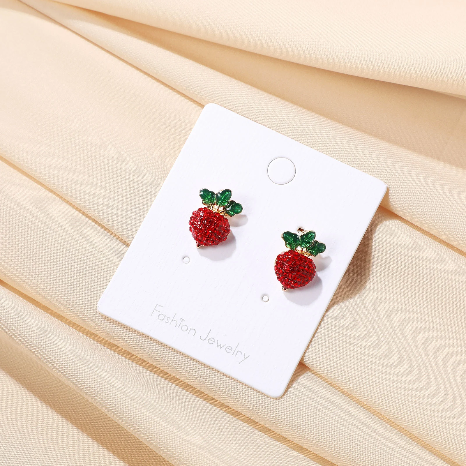 Серьги-гвоздики с морковью для женщин очаровательный подарок ювелирные изделия