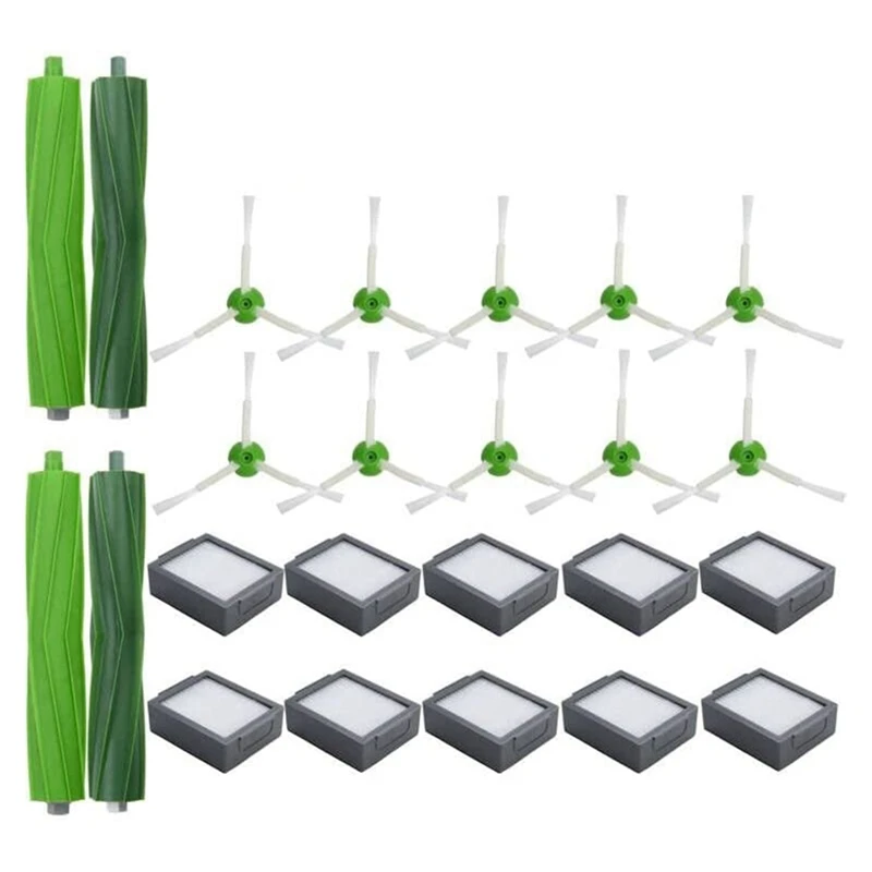 

Сменная основная и боковая щетки, HEPA-фильтр для Irobot Roomba I3 + I4 I4 + I7 I7 + E5 E6, аксессуары для пылесоса