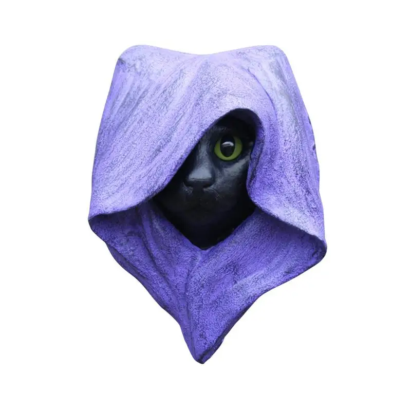 

Cat Statue Horror Kitten Eye Figurine For Wall Halloween Hand Painted Details Animal Sculpture For Indoors Tabletop Door