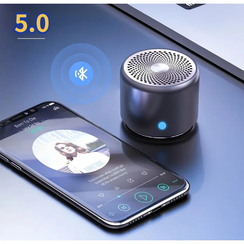 Портативный мини-динамик Bluetooth со сверхдлительным режимом ожидания