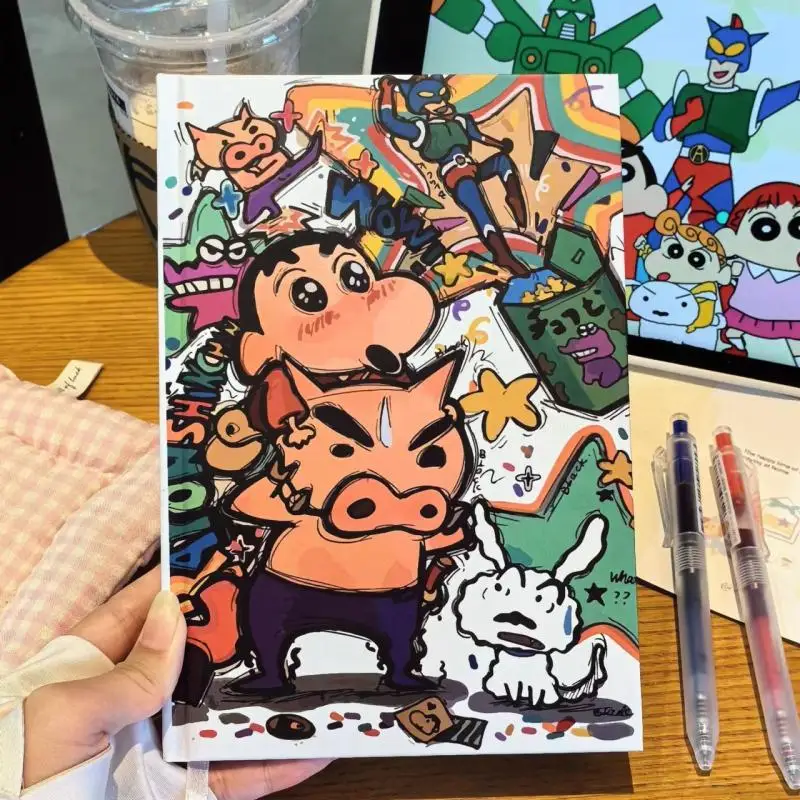 Аниме карандаш Шин Чан граффити блокнот креативный нишевый высокая красота