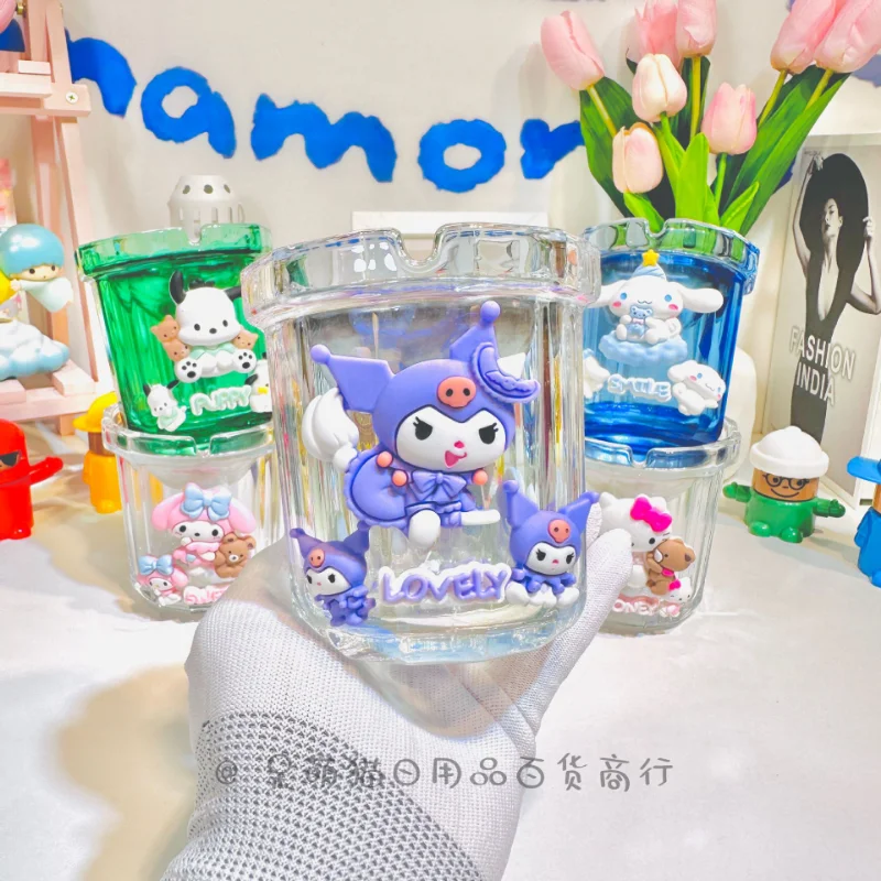 

Пепельница с рисунком Hello Kitty Kuromi почтовый мой Мелодия помапурин