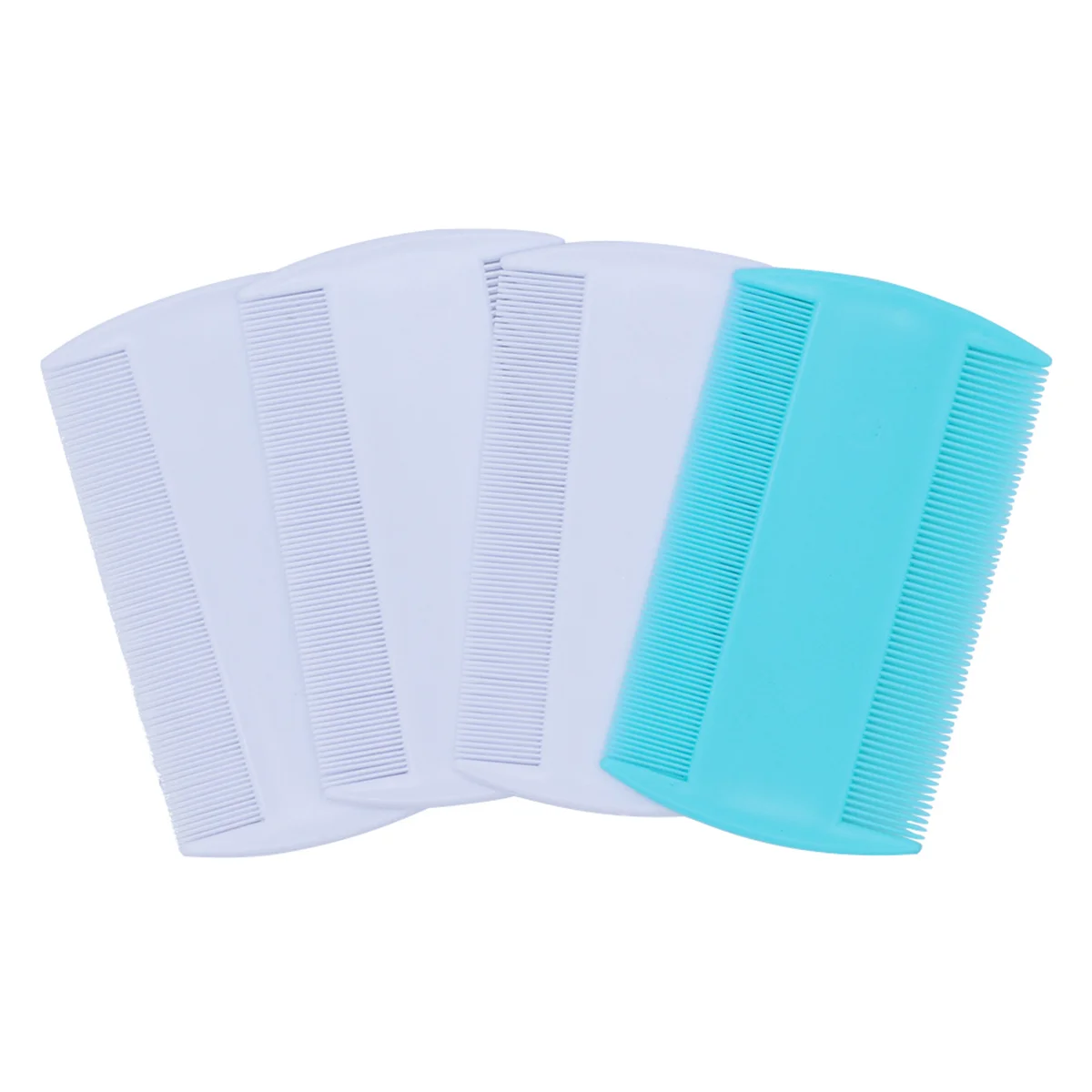 

4pcs Double Sided Flea Combs Cat Dog Pet Grooming Fine Tooth Hair Combs