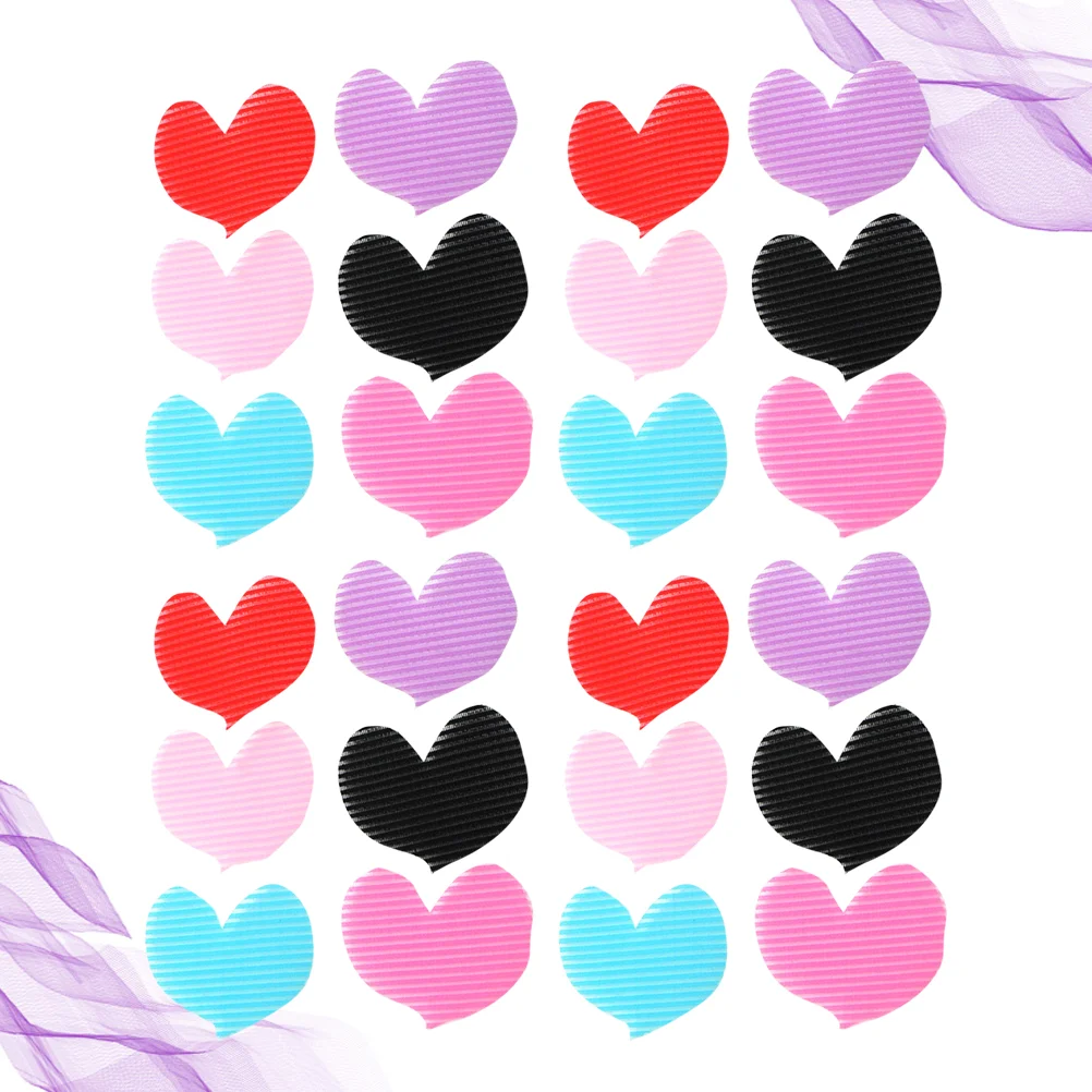 

24pcs Hair Sticker Seamless Novelty Heart Paste for Ladies Girls