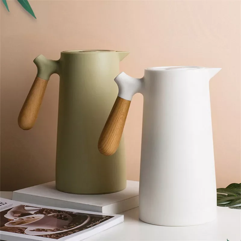 

Insulation Kettle Hot Water Bottle With Handle Nordic Style Large Capacity Thermos Removable Teapot Household Coffee Pot