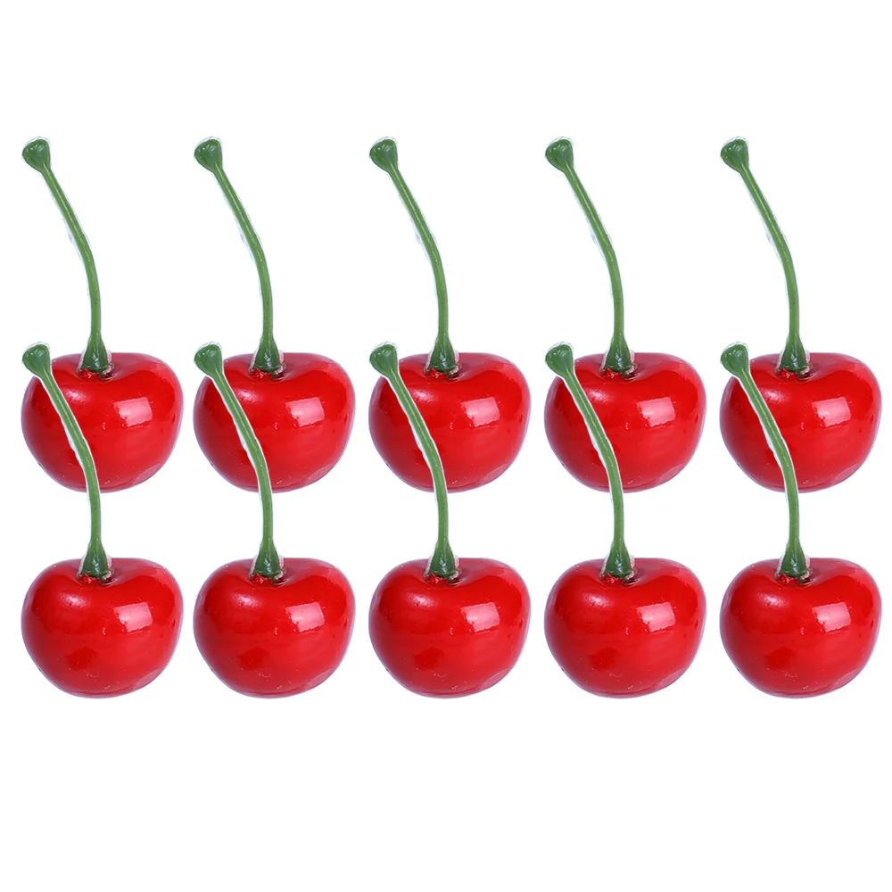 

Искусственные вишни из пенопласта