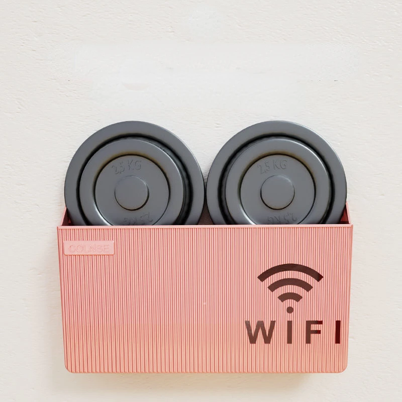 

Wifi Box Wireless Storage Box Wall-mounted Router Box Trash Can Office Media Decoration Console Wifi Rack Bracket Rack