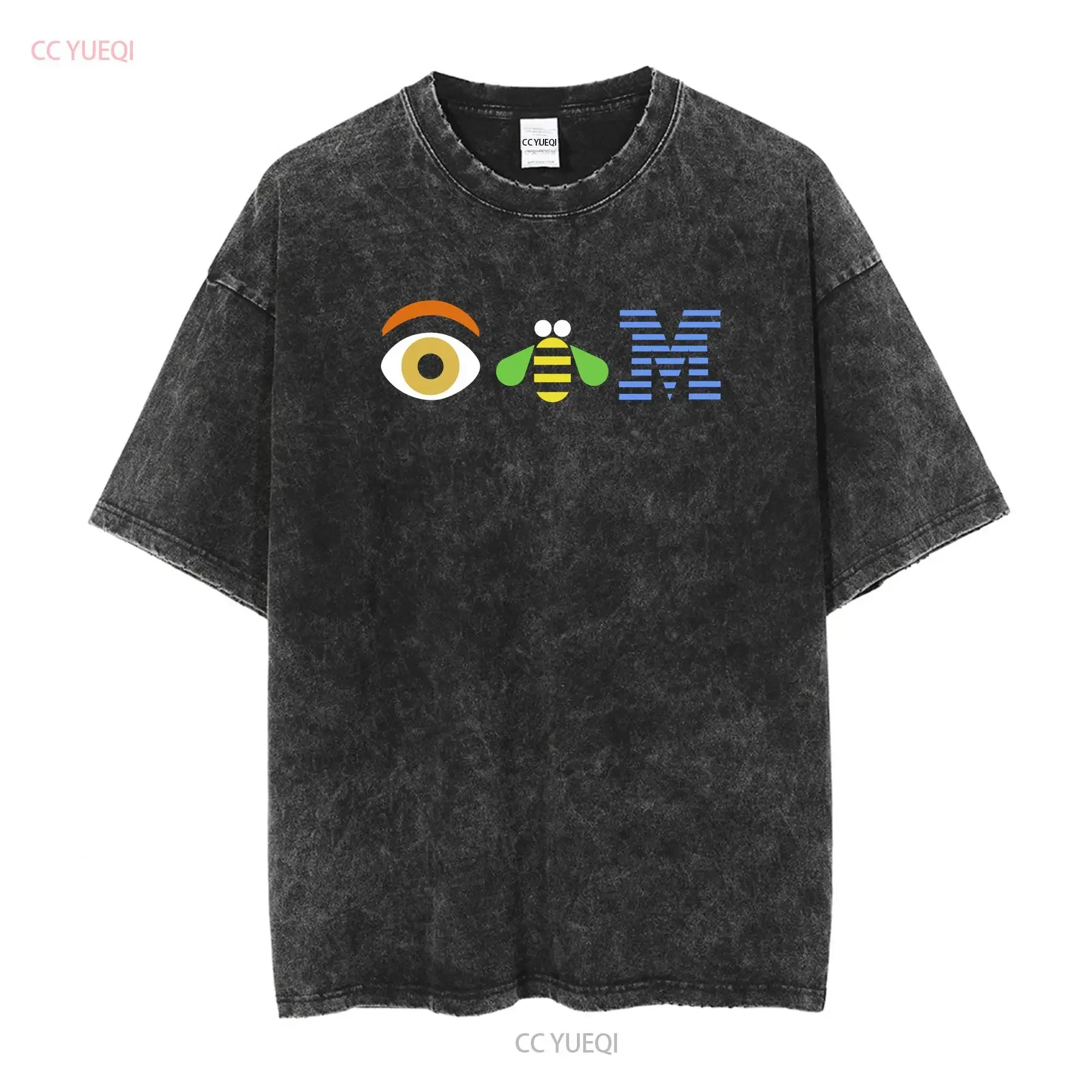 Фото НОВАЯ потрясающая футболка IBM Computers с логотипом Eye Bee M Technology, 2XL для взрослых, черная, с длинными или короткими рукавами, винтажная, универсальная №2