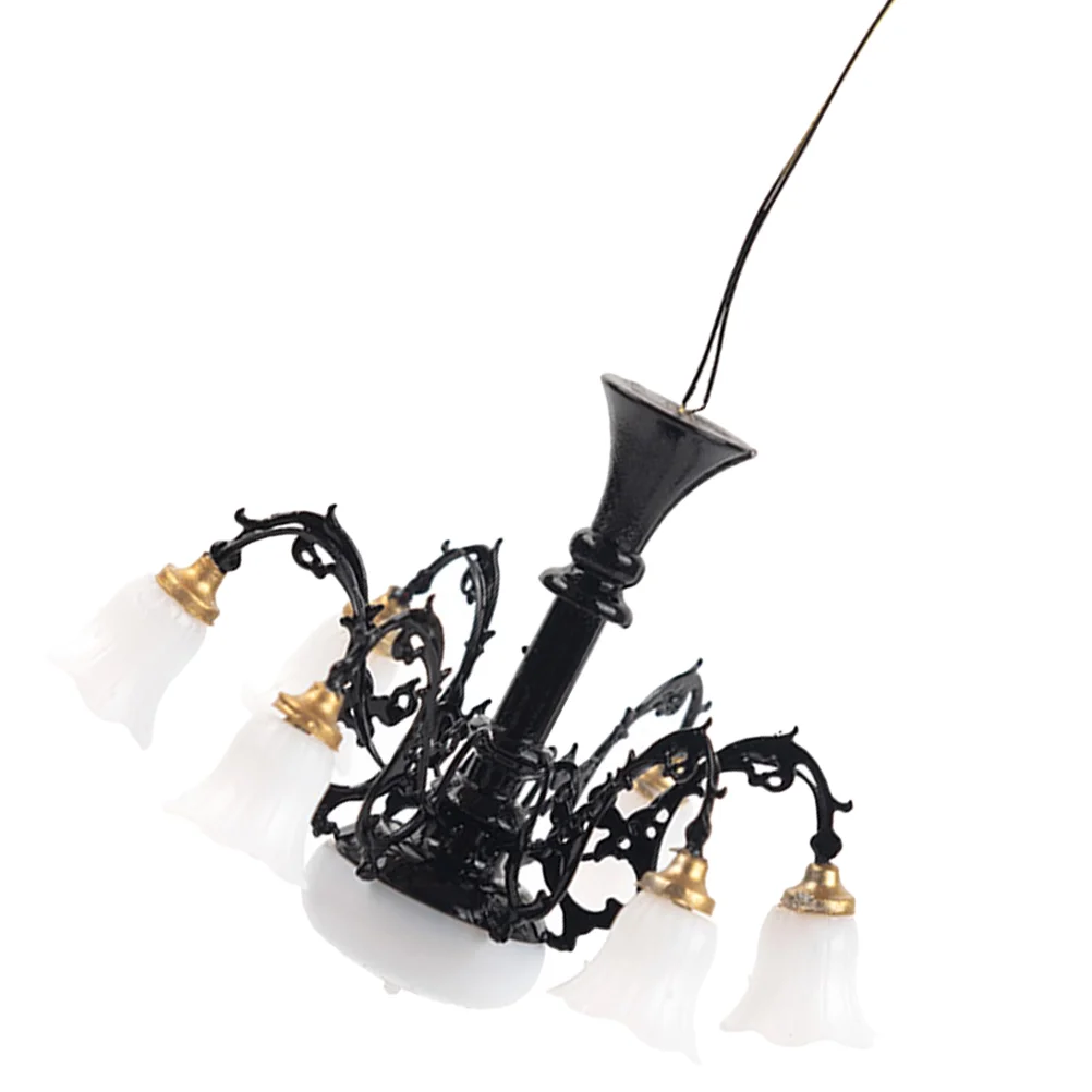 

Model Chandelier Accessories Miniature Living Room Decor Tiny House Lamp Landscape Decoration Ceiling Playset