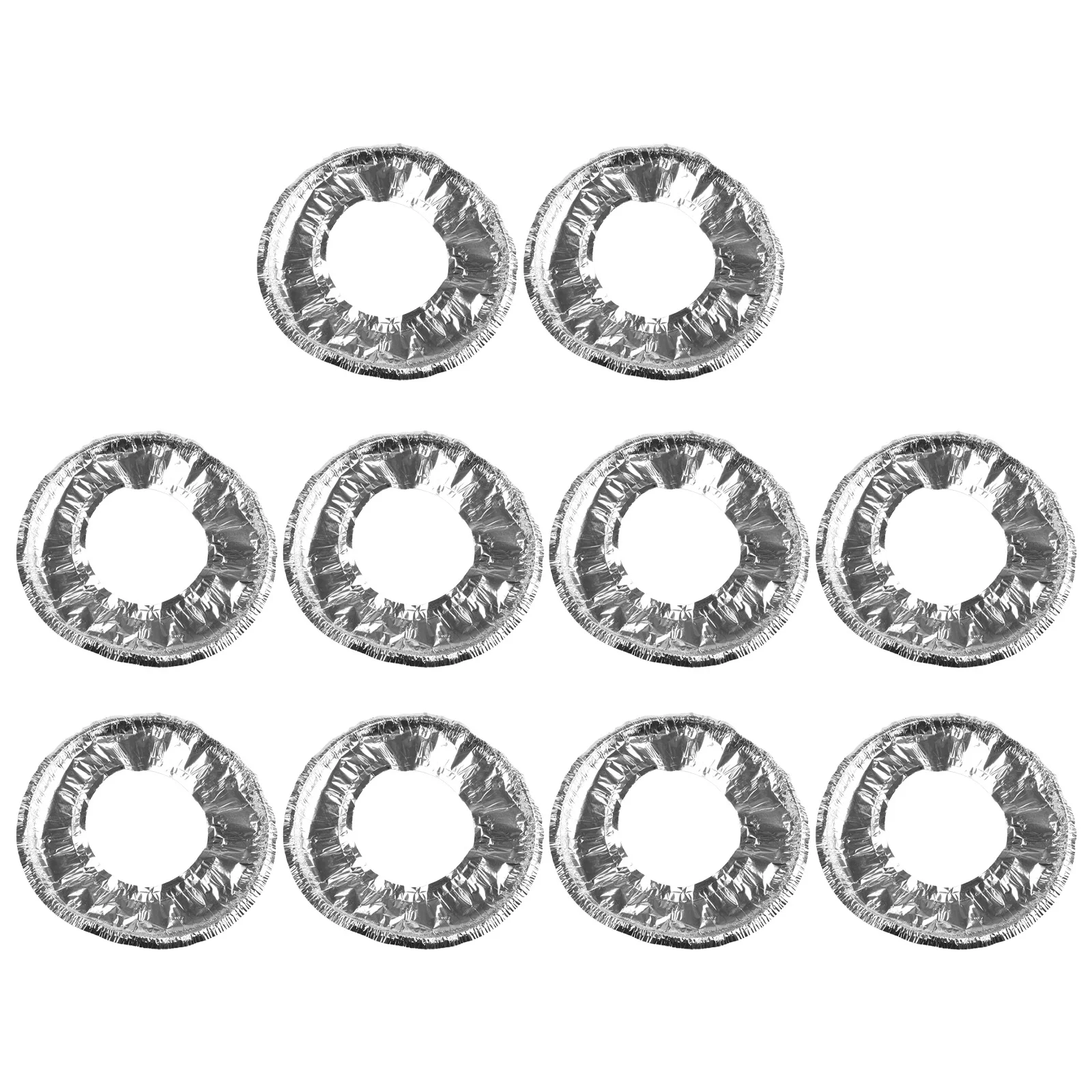 10 шт. коврик для газовой плиты из алюминиевой фольги чистки маслостойкая бумага