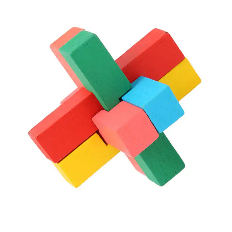 6 в 1 деревянный пазл-головоломка для развития мозга |