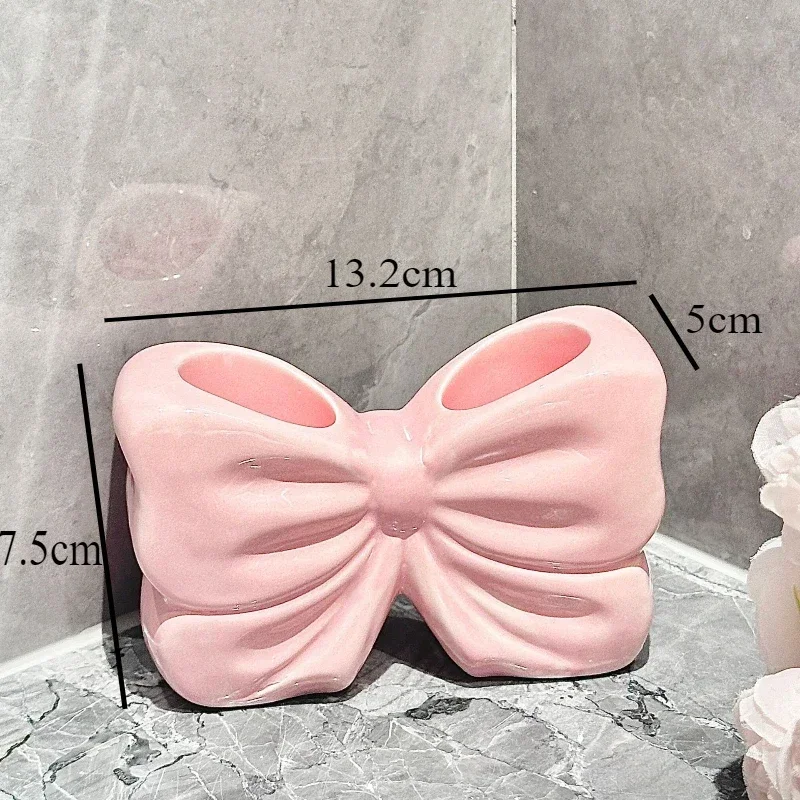 

Керамический держатель для зубных щеток с бантом