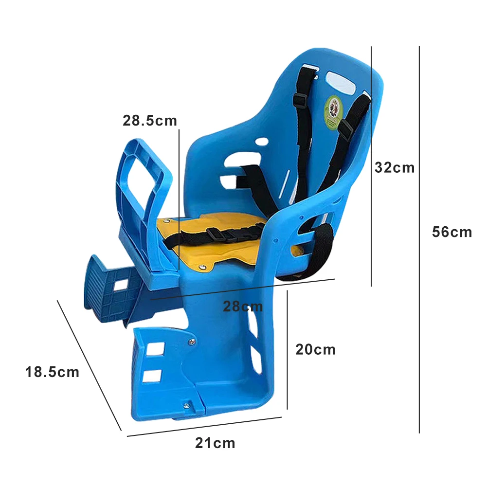 2022 Newest Bicycle Seat Child Safety Seat Rear Baby Seat Comfortable Bicycle Fixed Child Carrier Child Bicycle Seat Baby Seat images - 6