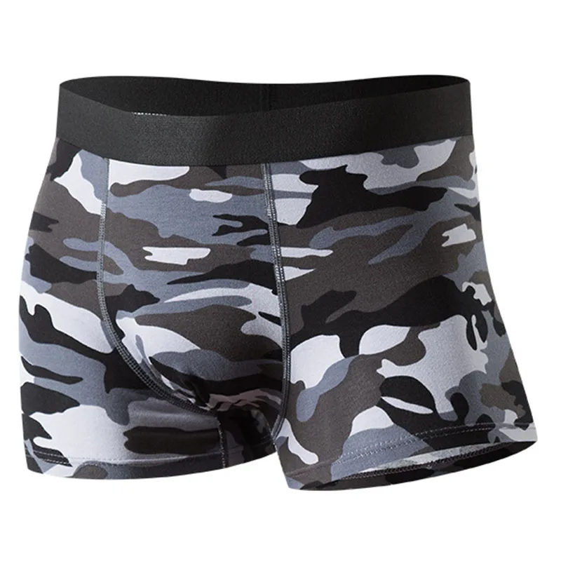 5PCS/ lot Boxer Homme Men Underwear Boxer for Man UnderWear Shorts Men Panties Underpants Breathable Camouflage Comfort Cotton