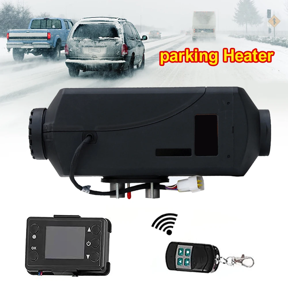 

12V 5KW Car Heater Diesel Air Heater with LCD Thermostat Monitor Air Diesel Parking Heater for Trucks Boat Touring Car Bus